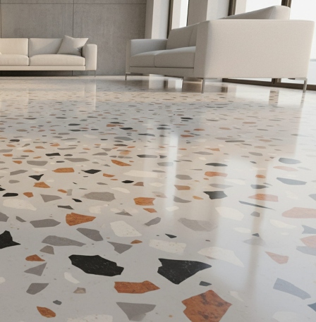 interior design with pattern decor